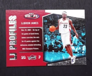 LeBron James 2005/06 Fleer NBA Hoops "LJ Profiles" LBJ- 25 🔥🐐📈 invest now! - Picture 1 of 2