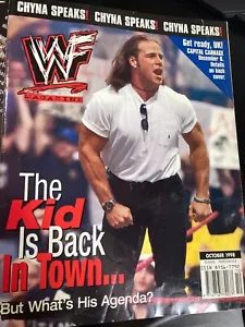 Revista WWF WWE OCTUBRE 1998 Shawn Michaels Cubierta + Póster/Calendario - Imagen 1 de 4