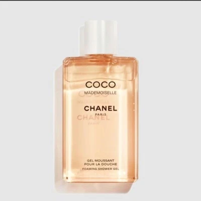 Jabón corporal de gel de ducha Coco Mademoiselle Chanel 200 ml botella de 6,8 oz sin usar Foto 1 de 3