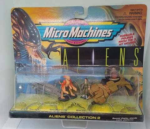 Galoob Micromachines Aliens Collection 2  1996 Sealed Card RARE Cover