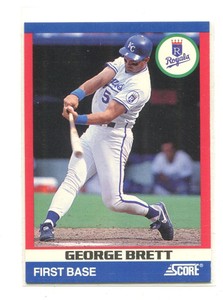 1991 Score 100 Superstars #85 George Brett Kansas City Royals