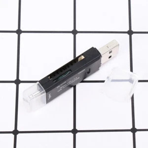  3 In Multi-function Card Reader Mobile Phone USB2.0 Type-C Micro - Afbeelding 1 van 11