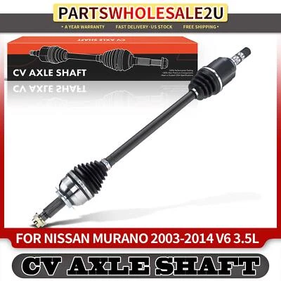Conjunto de eje CV trasero izquierdo o derecho para Nissan Murano 2003-2007 2009-2014 AWD Foto 1 de 4