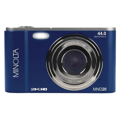 Minolta MND20 44MP Digital Camera 2.7K Ultra HD Video 16X Digital Zoom, 2.9-inch - Image 1 of 4
