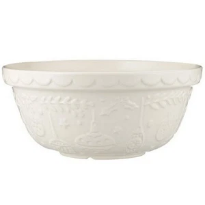 NEW Mason Cash Merry & Bright Mixing Bowl Cream 3L - Picture 1 of 3