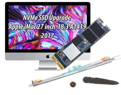 2TB NVMe SSD Upgrade Apple iMac A1419 Retina 5K 27-inch 2017 inkl. Tools - Bild 1 von 2