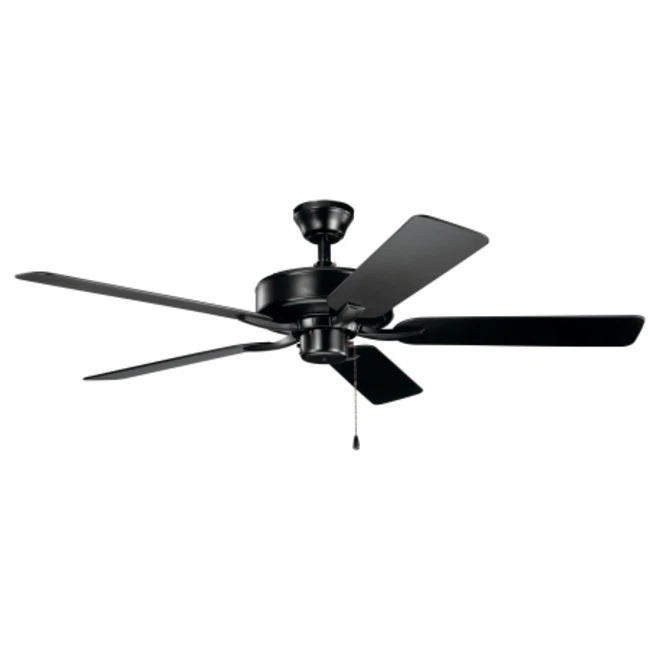 Kichler 330015 Black 52" 5 Blade Indoor / Outdoor Ceiling Fan - Image 1 of 1