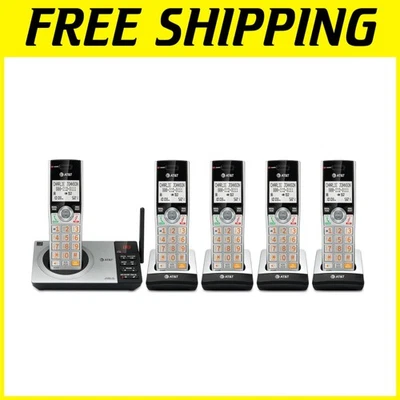 Telefone sem fio de longo alcance com secretária eletrônica - Imagem 1 de 4