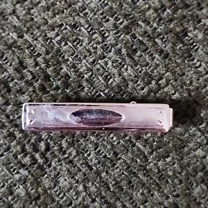Vintage Anson Sterling Tie Bar 1 5/8" Men's Jewelry  - Picture 1 of 11