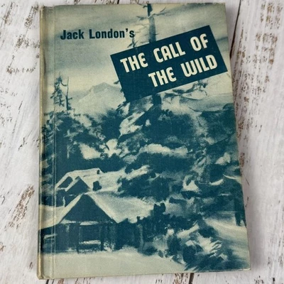 Jack London's The Call Of The Wild, Hardback Book 1959 Globe Books Edition USA Foto 1 de 4