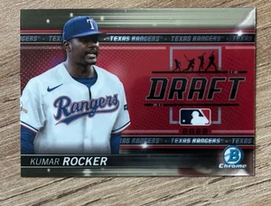 Bowman Draft 2022 #BDN-10 Kumar Rocker Bowman Draft Night Texas Rangers - Imagen 1 de 2