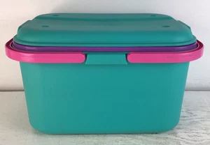 Vintage 90er Adler Craftstor große Ordnungstasche Nähen Handwerk Aufbewahrungsbox - Bild 1 von 8