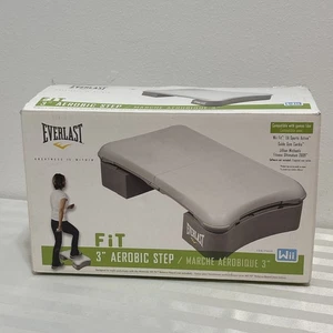 Everlast Aerobic Step-Up für Nintendo Wii Fit Board 3" Höhe grau 2009 unbenutzt - Bild 1 von 4