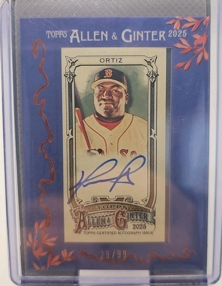 直筆サインカード】David Ortiz 99枚限定 auto Topps Now 殿堂入り記念