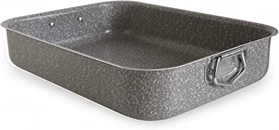 TEGLIA LASAGNERA CM.40 STONE LINE CON ANELLI - Immagine 1 di 4