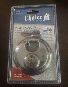 Chateau Chalet Blocco Portaoggetti a Disco Lucchetto 2 3/4"/70mm C770 NUOVO - Foto 1 di 1