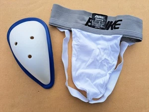 BIKE Performance Medium Youth Teen Strap Supporter Jockstrap w Youth Lg Hard Cup - Picture 1 of 7