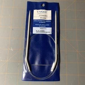 H. A. Kidd 24" (60 cm) Circular Knitting Needle (Nylon Cables) size 5 (3.75 mm) - Picture 1 of 2