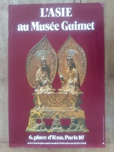 Plakat ASIEN Zur Museum Guimet Paris - Picture 1 of 1