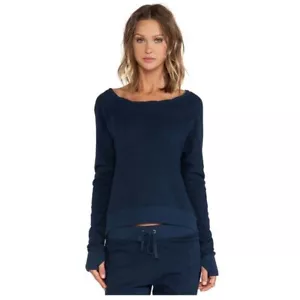 Sudadera Pam & Gela Annie Cremallera Trasera Mujer Azul Marino Talla P Revolve - Imagen 1 de 5