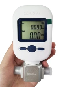 Medidor de flujo de gas digital Masa de gas Aire Nitrógeno Oxígeno Medidor de caudal 0-250L/min - Imagen 1 de 10