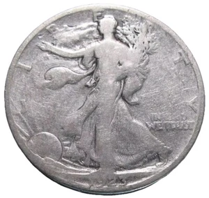 Medio dólar S Walking Liberty 1923 MUY BUENO - Imagen 1 de 2