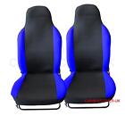 Proton Compact  - Pair of PREMIUM Blue & Black Car Seat Covers