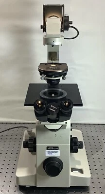 Microscopio invertido Nikon Diaphot con contraste de fase 2 ELWD 0,3  Foto 1 de 4