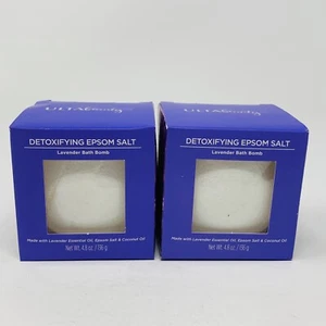 2x ULTA BEAUTY LAVENDER Epsom Salt Detoxifying Bath Bomb 4.8 oz Each SEALED - Picture 1 of 4