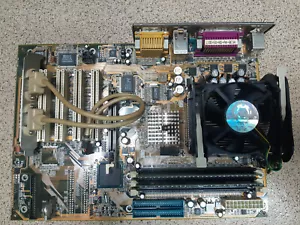 ABIT BD7II 2 GHz 512 MB DDR 5x PCI ATX MAINBOARD - Bild 1 von 11