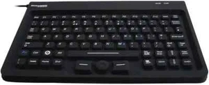 ACCURATUS AccuMed IP67 Antibacterial Medical Mini Keyboard with Mousepad, Black - Picture 1 of 1