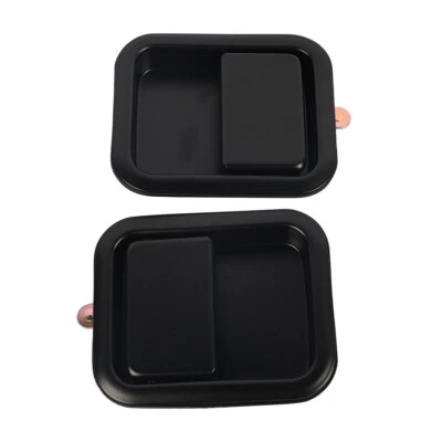 2PCS Exterior Door Handles For 97-06 Jeep Wrangler TJ YJ Front Metal 55176382AE - Image 1 of 4