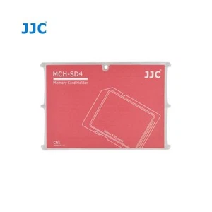 Étui rigide porte-carte mémoire JJC MCH-SD4 ultra mince taille pour 4 x SD - Photo 1 sur 6