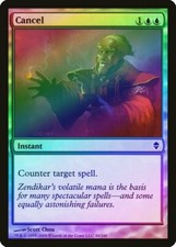 Cancel FOIL Zendikar NM Blue Common MAGIC THE GATHERING MTG CARD ABUGames