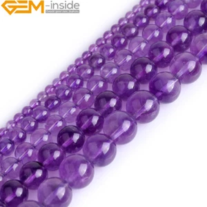 Natural Gemstone AA Grade Light Purple Amethyst Loose Beads For Jewelry Making - Picture 1 of 37
