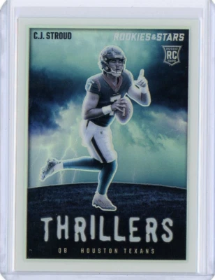2023 Rookies & Stars CJ STROUD Rookie Thrillers White Prizm /149 - Texans - Image 1 of 2