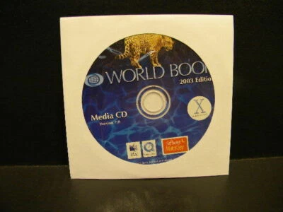 Macintosh OS-X Apple World Book 2003 Edition Media CD Computer Software 7.0 - Image 1 of 4