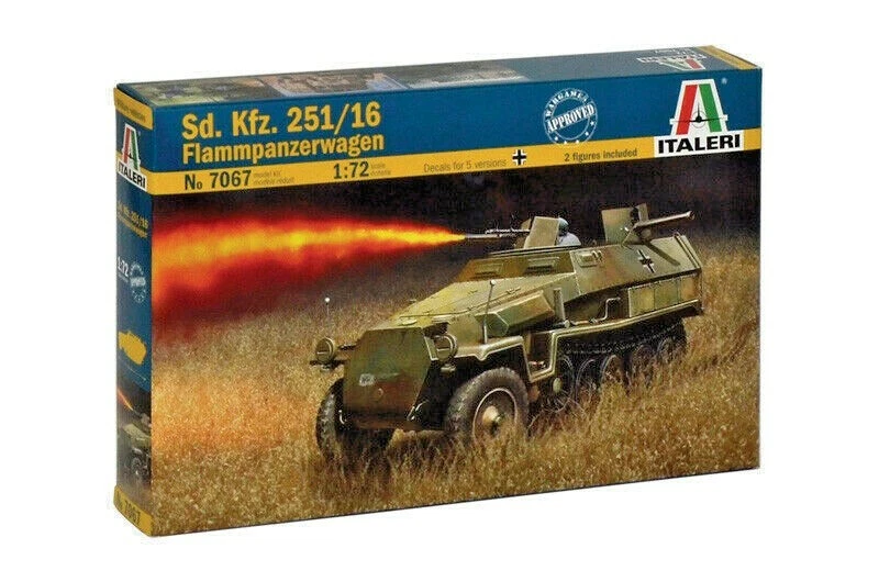 Italeri 7067 - Sd.kfz. 251/16 Flammpanzerwagen Scala 1/72