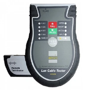Aegis LAN CABLE TESTER AGSCZ20250 Auto Power Off +Belt Clip & 1.5V Batteries - Picture 1 of 1