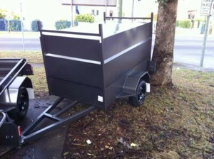 7x4X4 ENCLOSED BOX Trailer Free 1 Year Private Rego and Spare wheel - Picture 1 of 1