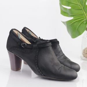 Camper Women's Boot Size 38 8 Purple Block Heel Bootie Black Nubuck Casual Comfy - Picture 1 of 12