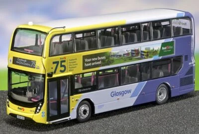 NORTHCORD FIRST GLASGOW ALEXANDER DENNIS E400 MMC UKBUS 6514 - Image 1 of 3