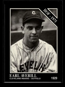 1991 The Sporting News Conlon Collection #31 Earl Averill HOF (NM)(BAS) - Picture 1 of 2