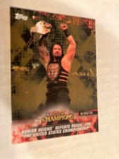 Roman reigns 2018 topps bronze parallel wrestling card see scan