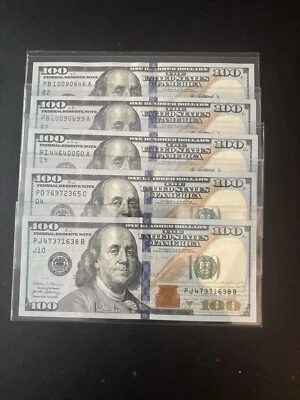 $100 bill (One Hundred Dollar Bill) - Series 2017A (Lightly Circulated) - Image 1 of 4