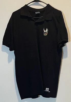 Camiseta polo XL negra Marvel Comics Venom VNS627 1993 vintage para hombre Foto 1 de 4