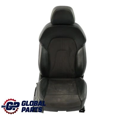 Audi S4 B8 Sport Asiento Delantero Derecho Eléctrico Cuero Negro Alcantara - Imagen 1 de 4