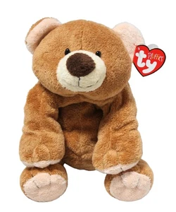 Ty Pluffies - Oso de peluche Slumbers the Brown, juguete de peluche MWMT - Imagen 1 de 6