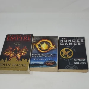 Divergent, Earth's Last Empire, The Hunger Games Book Bundle - Picture 1 of 15
