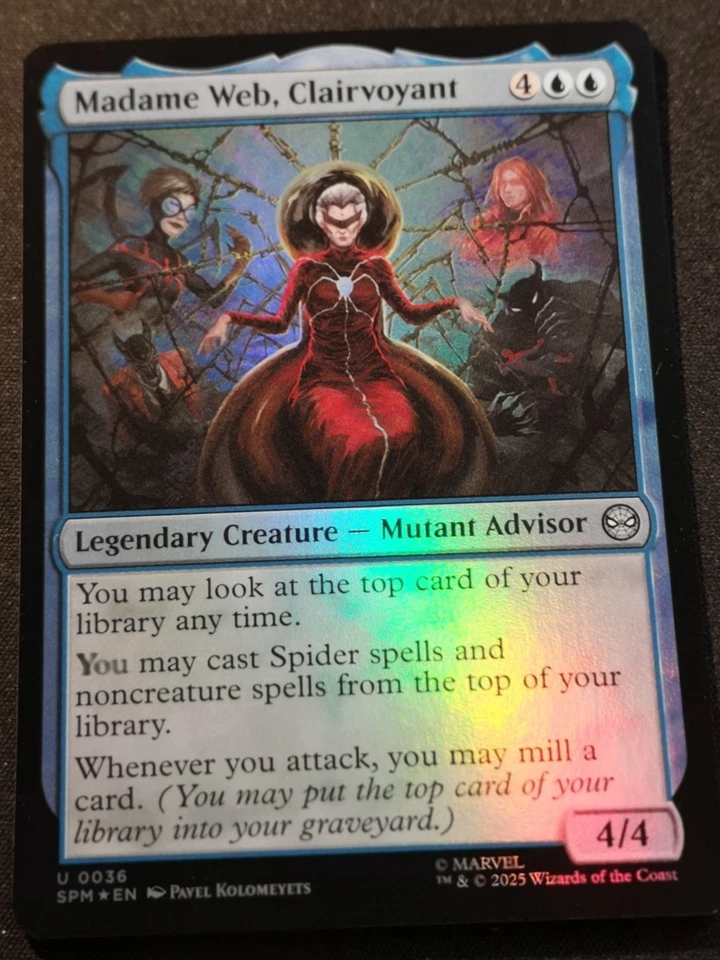 Madame Web, Clairvoyant - Foil - SPM - MTG - EN - NM - 0036 - Image 1 of 1